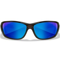 Wiley X WX Gravity Captivate Polarized Blue Mirror - Black