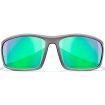 Wiley X WX Grid Captivate Polarized Green Mirror - Grey