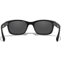 Wiley X WX Helix Captivate Polarized Blue Mirror - Black