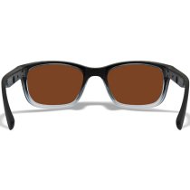 Wiley X WX Helix Captivate Polarized Bronze Mirror - Black