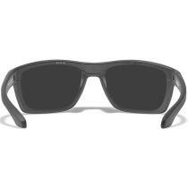 Wiley X WX Kingpin Captivate Polarized Blue Mirror - Grey