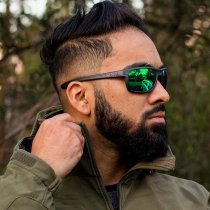 Wiley X WX Kingpin Captivate Polarized Green Mirror - Grey