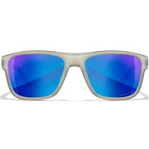 Wiley X WX Ovation Captivate Polarized Blue Mirror - Transparent