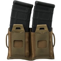 Direct Action Double Flat Magazine Pouch - Ranger Green