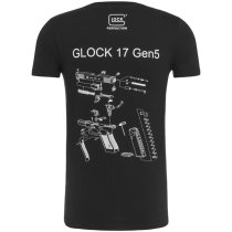 Glock T-Shirt Engineering Gen5 BT - Black - 3XL