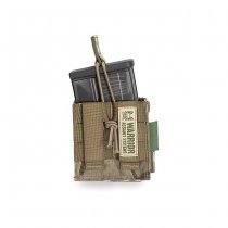 Warrior Single HK 417 Open Magazine Pouch - Multicam 2