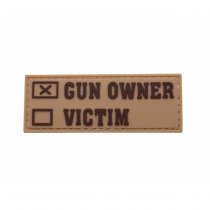 Pitchfork Gun Owner Patch - Tan