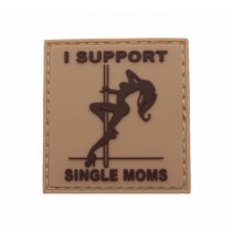 Pitchfork Single Moms Patch - Tan