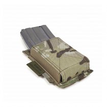 Warrior Single Elastic Magazine Pouch - Multicam 1