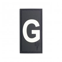 Pitchfork Letter G Patch - Black