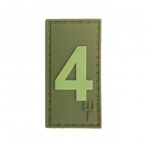 Pitchfork Number 4 Patch - Olive