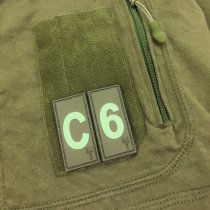 Pitchfork Number 6 Patch - Olive