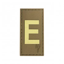 Pitchfork Letter E Patch - Tan