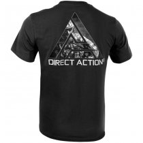 Direct Action T-Shirt Logo D.A. 3 - Black 2XL