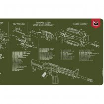 TekMat Cleaning & Repair Mat - AR-15 OD