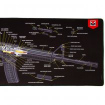 TekMat Cleaning & Repair Mat Ultra 44 - AR-15 -Cut Away