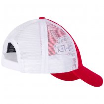 Helikon-Tex Trucker Logo Cap Cotton Twill - Red / White