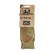 Helikon-Tex Merino Socks - Olive Green / Coyote - M