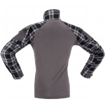 Invader Gear Flannel Combat Shirt - Black - 2XL