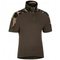 Invader Gear Combat Shirt Short Sleeve - Woodland