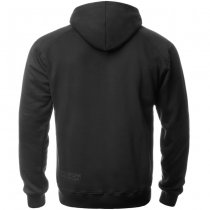 Pitchfork Casual Hoodie Black Print - Black - M