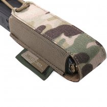 Warrior Laser Cut Single Bungee Pistol Magazine Pouch - Multicam