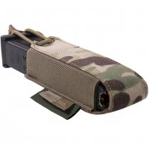 Warrior Laser Cut Single Bungee Pistol Magazine Pouch - Multicam