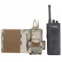 Warrior Laser Cut Wing Velcro Adustable Radio Pouch Left Side - Multicam