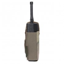 Warrior Laser Cut Wing Velcro Adustable Radio Pouch Left Side - Multicam