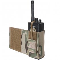 Warrior Laser Cut Wing Velcro Adustable Radio Pouch Left Side - Multicam