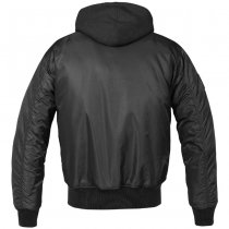 Brandit MA1 Sweat Hooded Jacket - Black - S