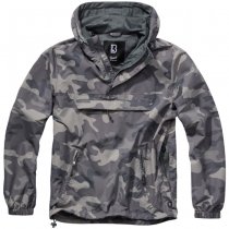 Brandit Summer Windbreaker - Grey Camo - XL