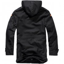 Brandit BW Parka Flag - Black - 3XL