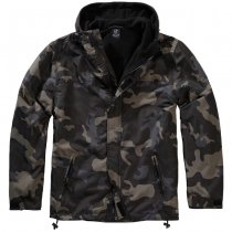 Brandit Windbreaker Frontzip - Dark Camo - M