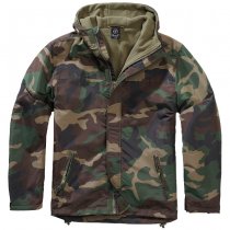 Brandit Windbreaker Frontzip - Woodland - 2XL