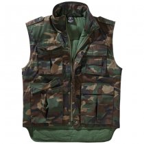 Brandit Ranger Vest - Woodland - M