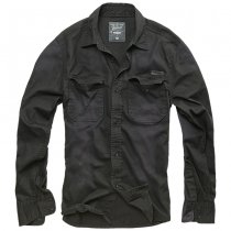 Brandit Denimshirt Hardee - Black - L