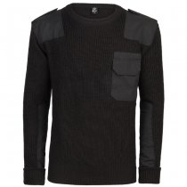 Brandit BW Pullover - Black - S