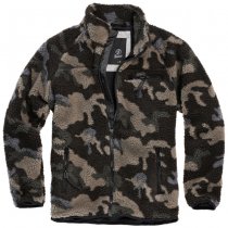 Brandit Teddyfleece Jacket - Dark Camo - S