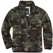 Brandit Teddyfleece Jacket - Woodland - S