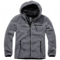 Brandit Teddyfleece Worker Jacket - Anthracite - XL