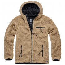 Brandit Teddyfleece Worker Jacket - Camel - S