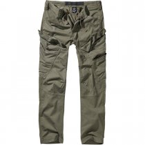 Brandit Adven Trouser Slim Fit - Olive - M