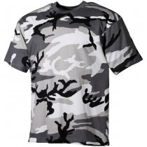 MFH US T-Shirt - Urban Camo - S