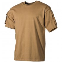 MFH Tactical T-Shirt Sleeve Pockets - Coyote