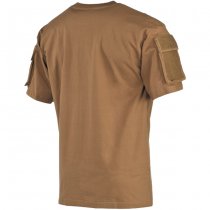 MFH Tactical T-Shirt Sleeve Pockets - Coyote - XL