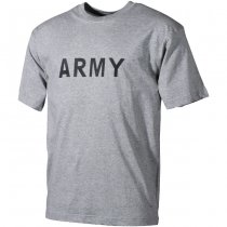 MFH Army Print T-Shirt - Grey - L