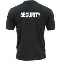 MFH Security Print Polo Shirt - Black - XL