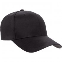 Flexfit Wooly Combed Cap - Black Black - L/XL