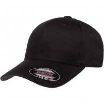 Flexfit Wooly Combed Cap - Black Black - XXL